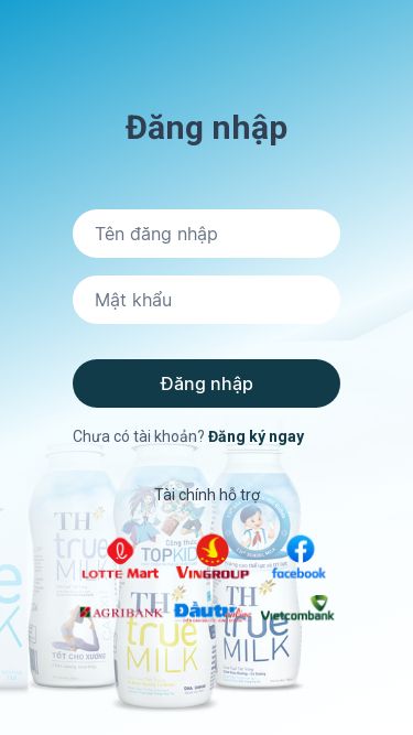 Screenshot 09/03/2025 vinamilkhn.online FAMILYMILKFAMILYMILKĐăng nhậpĐăng nhậpChưa có tài khoản? Đăng ký ngayTài chính hỗ trợ