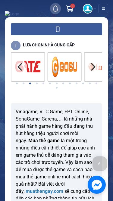 Screenshot 15/04/2025 muathengay.com Mua Thẻ Game ( Garena, Zing, Gate,...) Online Giá Rẻ | Đổi Thẻ Từ Card Điện Thoại Trang chủ Nạp tiền Mua Acc Dịch vụ Tin tức Nạp thẻ ngay 0 Thông báo Hệ thống/Event Giao dịch Xem thêm Thông báo Hệ thống/Event Giao dịch Xem thêm 0 Giỏ hàng Giỏ hàng trống !!! Xem giỏ hàng Đăng nhập Hồ sơ cá nhân Lịch sử giao dịch Lịch sử nạp thẻ Thẻ cào đã mua Lịch sử nạp ATM Dịch vụ đã mua Lịch sử mua acc Đăng xuất 