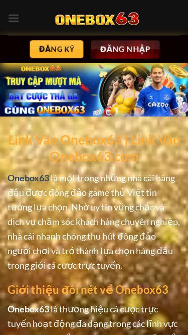 Screenshot 25/08/2025 vietnamcoffee.asia Onebox63 | Link Vào ONEBOX63 Chơi Nhanh Nhất Chuyển đến nội dung ĐĂNG KÝ ĐĂNG NHẬP ONEBOX63 Thủ Thuật Đăng Ký Link Vào Nạp Tiền Rút Tiền ĐĂNG KÝ ĐĂNG NHẬP Link Vào Onebox63 | Link Vào Onebox63.com Onebox63 là một trong những nhà cái hàng đầu được đông đảo game thủ Việt tin tưởng lựa chọn. Nhờ uy tín vững chắc và dịch vụ chăm sóc khách hàng chuyên nghiệp, nhà cái nhanh chóng thu hút đông đảo người chơi v