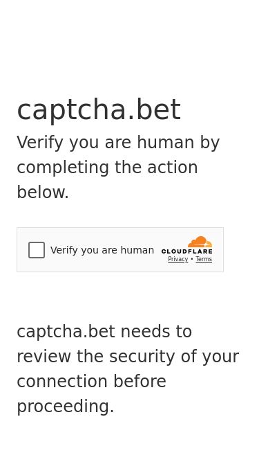 Screenshot 19/05/2025 captcha.bet Just a moment... captcha.bet Verify you are human by completing the action below. captcha.bet needs to review the security of your connection before proceeding. Verification successful Waiting for captcha.bet to respond... Ray ID: 94242baddb55c8b5 Performance & security by Cloudflare