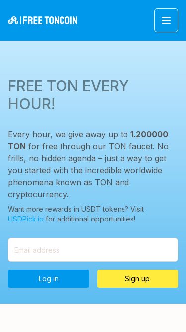 Screenshot 16/01/2025 freetoncoin.in