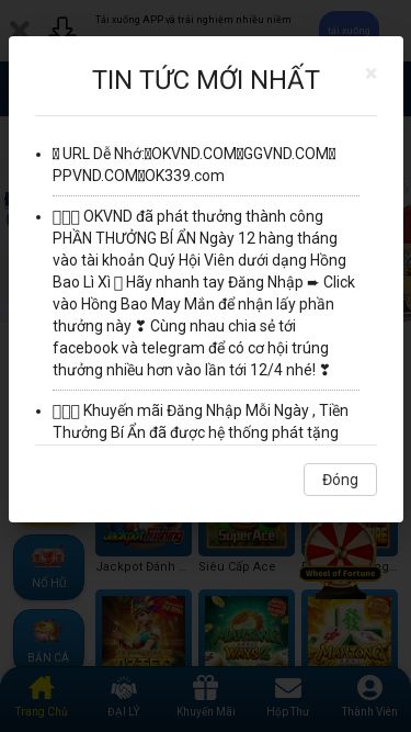 Screenshot 16/03/2025 ok339.cc OKVND.COM Nhà cái trực tuyến tốt nhất hiện nay, bạn có thể tin tưởng. Tải xuống APP và trải nghiệm nhiều niềm vui hơntải xuốngĐăng nhậpĐăng kýTIN TỨC：L