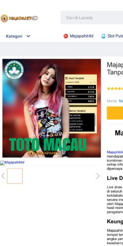 Screenshot 19/01/2025 majapahit4dmacau.com