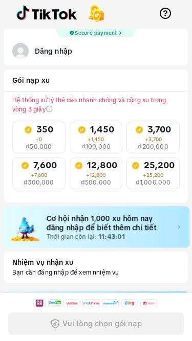 Screenshot 10/02/2025 donatetiktok.com