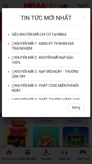 Screenshot 18/04/2025 m.mb6668.ink MB66 – Trang web giải trí trực tuyến uy tín TOP 1 năm 2025! ĐĂNG KÝ ĐĂNG NHẬP L SIÊU KHUYẾN MÃI CHỈ CÓ TẠI MB66 