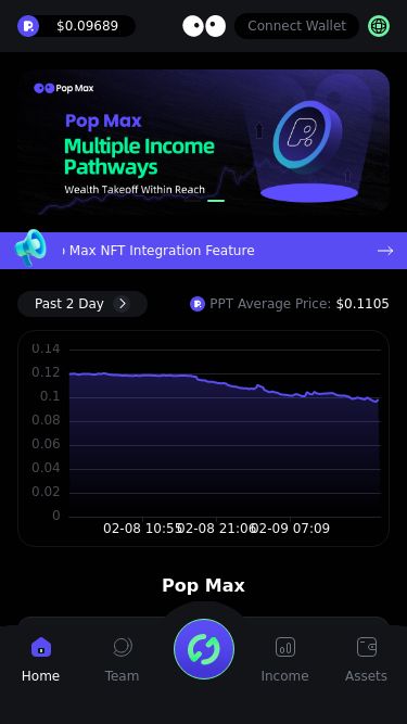 Screenshot 09/02/2025 dapp.popmax.io