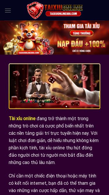 Screenshot 09/08/2025 taixiuonline886.com TOP 5+ CỔNG GAME CÁ CƯỢC TÀI XỈU ONLINE UY TÍN 2025 Chuyển đến nội dung TOP 5+ CỔNG GAME CÁ CƯỢC TÀI XỈU ONLINE UY TÍN 2025 Game Tài Xỉu Nhà Cái Tài Xỉu Khuyến Mãi Tin Tức Tài xỉu online đang trở thành một trong những trò chơi cá cược phổ biến nhất trên các nền tảng giải trí trực tuyến hiện nay. Với luật chơi đơn giản, dễ hiểu nhưng không kém phần kịch tính, tài xỉu online thu hút đông đảo ngư