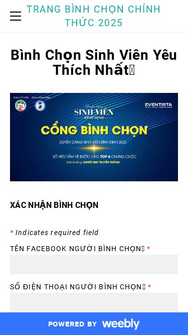 Screenshot 24/05/2025 binhchonsinhvien2025.weebly.com TRANG BÌNH CHỌN CHÍNH THỨC 2025 - BÌNH CHỌN 2024 TRANG BÌNH CHỌN CHÍNH THỨC 2025 Bình Chọn Sinh Viên Yêu Thích Nhất