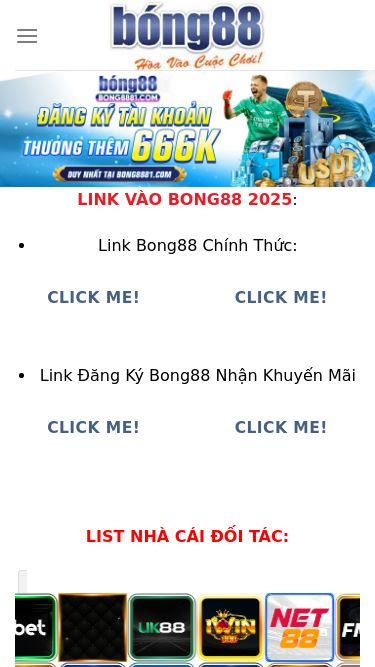 Screenshot 14/05/2025 bong8881.com BONG88 - Link Vào Bong88 2025 Nhanh Nhất | Tặng 88k Chuyển đến nội dung Home Thể Thao E-Sport Quay Hũ Sòng Bài Bắn Cá Xổ Số Đá Gà Khuyến Mãi Button 1 Button 2 LINK VÀO BONG88 2025: Link Bong88 Chính Thức: Click me! Click me! Link Đăng Ký Bong88 Nhận Khuyến Mãi Click me! Click me! LIST NHÀ CÁI ĐỐI TÁC: BONG88 – Link Vào Bong88 2025 Nhanh Nhất | Tặng 88k BÀI TRANG CHỦ   TIN TỨC BONG88 24/7 Bắn Cá Long Vương – TOP 1 Giải Trí Săn Thưởng H