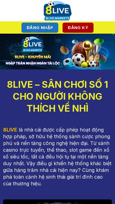Screenshot 30/06/2025 8live.markets 8LIVE – Sân Chơi Số 1 Cho Người Không Thích Về Nhì Bỏ qua nội dung Đăng nhập Đăng ký 8live Thể Thao Casino Bắn Cá Xổ Số Nổ Hũ Đá Gà BLOG GAME Đăng nhập Đăng ký 8live – Khuyến mãi ngập tràn nhận ngàn tài lộc Đăng ký ngay 8LIVE – Sân Chơi Số 1 Cho Người Không Thích Về Nhì 8LIVE là nhà cái được cấp phép hoạt động hợp pháp, sở hữu hệ thống sảnh cược phong phú và nền tảng công nghệ hiện đại.