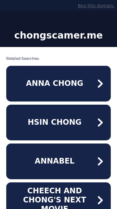 Screenshot 03/11/2025 chongscamer.me chongscamer.me ___ Buy this domain.