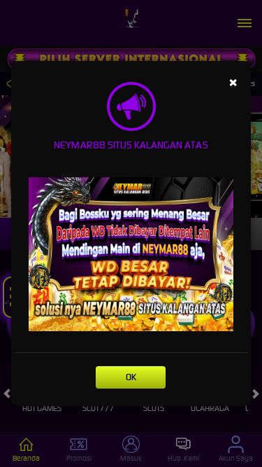 Screenshot 16/05/2025 neymar88linktergacor.online NEYMAR88: Situs Slot Gacor Hari Ini Slot777 Gampang Menang Kakek Zeus Pasti Maxwin Click Me! WHATSAPP TELEGRAM MESSENGER APK NEYMAR88 RTP GACOR ALL IN ONE PENGADUAN LAYANAN VPN GRATIS SELAMAT KEPADA AKSES SERVER INTERNASIONAL Akses Satelit Server Thailand Akses Satelit Server Kamboja Akses Satelit Server Myanmar Akses Satelit Server Indonesia Akses Satelit Server Jepang Akses Satelit Server Singapore Akses Satelit Server Amerika Akses Satelit Server Hongkong Akses Satelit Server Filipina NEYMAR88 Aplikasi M