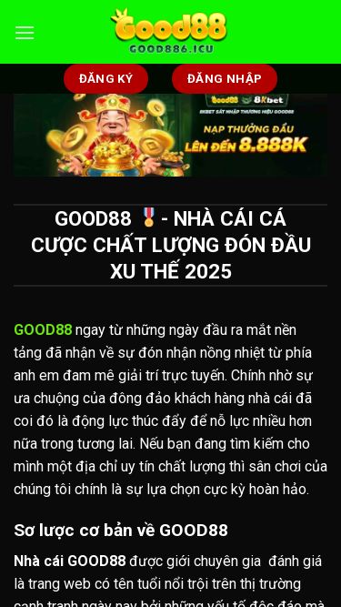 Screenshot 24/06/2025 good886.icu Good88 - Thương Hiệu Giải Trí Good88.Com Số 1 Toàn Cầu Bỏ qua nội dung Đăng ký Đăng nhập Good88 Đăng Nhập Good88 Đăng Ký Good88 Nạp Tiền Good88 Rút Tiền Good88 Tải App Good88 Xổ Số Nổ Hũ Game Bài Casino Hướng Dẫn Đăng ký Đăng nhập Good88 - Nhà Cái Cá Cược Chất Lượng Đón Đầu Xu Thế 2025 GOOD88 ngay từ những ngày đầu ra mắt nền tảng đã nhận về sự đón nhận nồng nhiệt từ phía anh em đam mê giải trí