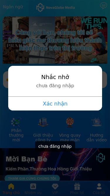 Screenshot 10/06/2025 ngmjob.com NGM Ngôn ngữ NGM – Đối tác đáng tin cậy của bạn trong quảng cáo toàn cầu Nơi các thương hiệu kết nối với thế giới Thúc đẩy sự phát triển chính xác, thông minh của truyền thông quảng cáo Cam kết cung cấp cho khách hàng toàn bộ quy trình dịch vụ quảng cáo truyền thông đầy đủ Định hướng giá trị đến khách hàng thúc và thúc đẩy hiệu xuất công nghệ Rút tiền Nạp tiền Quỹ VIP Phần thưởng m