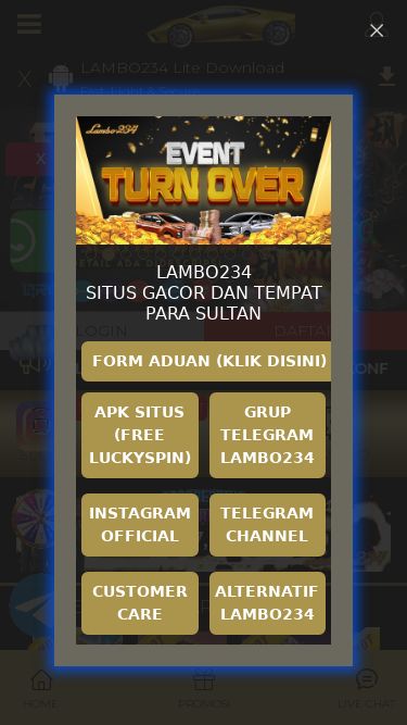 Screenshot 22/02/2025 lambo234express.com Lambo234 : Situs Slot Online Nomor #1 di Indonesia X