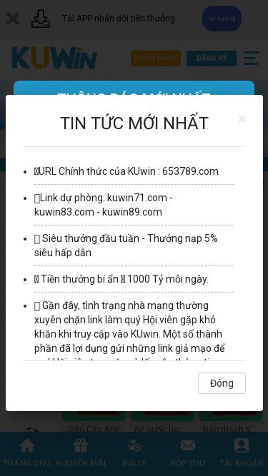 Screenshot 23/03/2025 kuwin2.co kuwinvip.com Tải APP nhân đôi tiền thưởngtải xuốngĐĂNG NHẬPĐĂNG KÝL