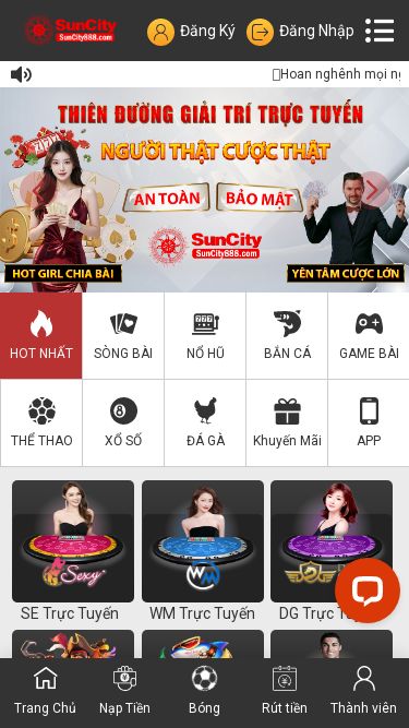 Screenshot 18/07/2025 m.5566299.com SunCity Đăng Ký Đăng Nhập L 