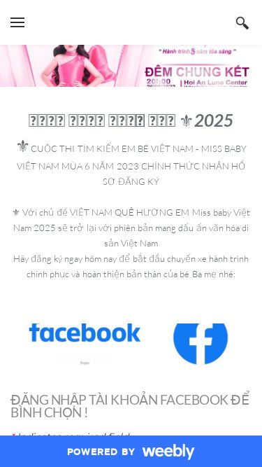 Screenshot 23/05/2025 binhchonmissbabyvn-2025.weebly.com 