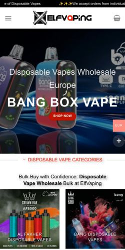 Screenshot 07/01/2025 elfvaping.com