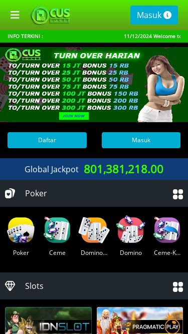 Screenshot 13/01/2025 cuspokerterbaik.com