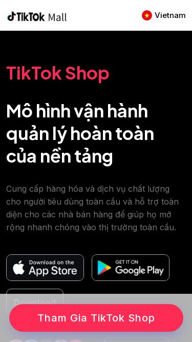 Screenshot 09/03/2025 tkshopcp.cc TikTok Shop Vietnam Chinese English French German Italian Spanish Korean Japanese Malay Thai Vietnam Vietnam Chinese English French German Italian Spanish Korean Japanese Malay Thai Vietnam Vietnam Chinese English French German Italian Spanish Korean Japanese Malay Thai Vietnam TikTok Shop Mô hình vận hành quản lý hoàn toàn của nền tảng Cung cấp hàng hóa và dịch vụ chất lượng cho người tiêu dùng toàn cầu và hỗ trợ toàn diện cho các nhà bán hàng để giúp h