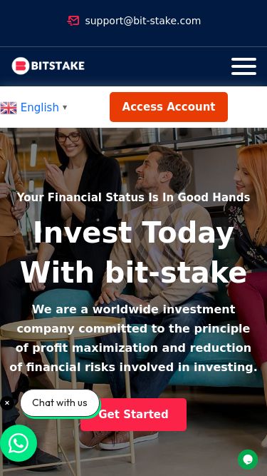 Screenshot  bit-stake.com