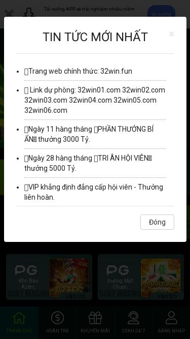 Screenshot 13/03/2025 32w32.com 32win Tải xuống APP và trải nghiệm nhiều niềm vui hơntải xuốngĐịa chỉ 32win.com TIN TỨC: L