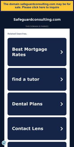 Screenshot 18/10/2024 02:14:49 safeguardconsulting.com